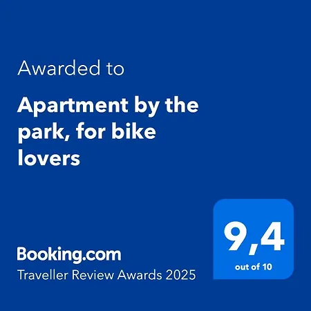 Apartment By The Park, For Bike Lovers *